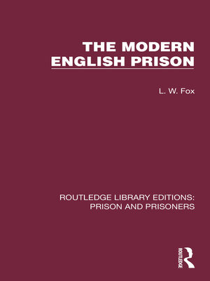 cover image of The Modern English Prison
